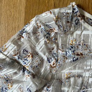 Club Monaco Tiered Floral Top